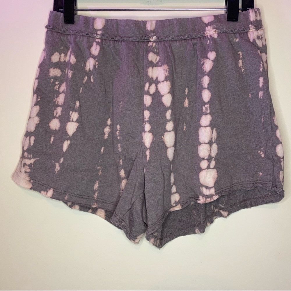 LULUS It's a Lifestyle Brown Tie-Dye Lounge Shorts